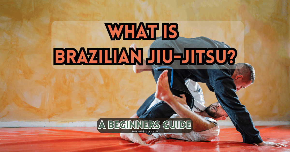 What is Brazilian Jiu Jitsu? A beginner's guide to Tae Bo, 2 people in martial arts uniforms grappling on the ground
