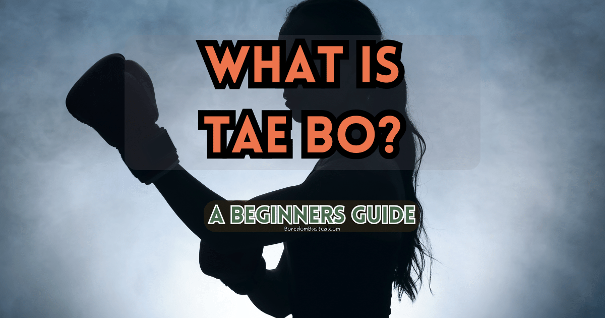 "What is Tae Bo?" A beginner's guide to Tae Bo. woman in background with gloves on